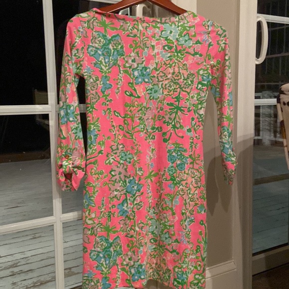 NWOT Lilly Pulitzer XXS 3 quartersleeve palmetto tshirt dress - Picture 4 of 4